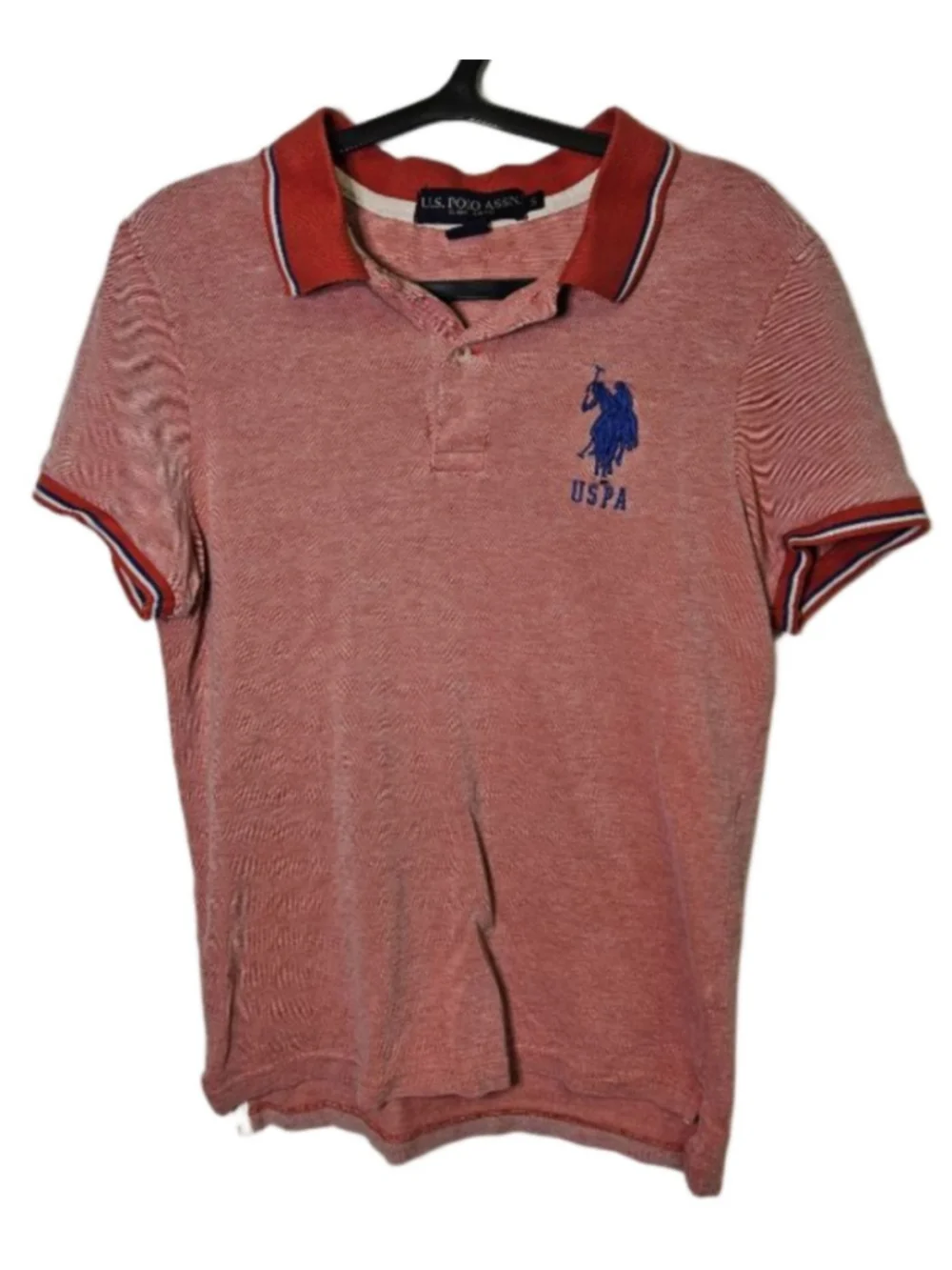 Men's U.S. Polo Assn. Red Slim Fit Polo Shirt S